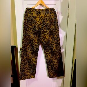 NWT Leopard print jeans